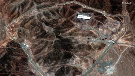 Fordo (Iran (Islamic Republic Of)), 18/06/2025.- A handout satellite image made available by Maxar Technologies shows the Fordo (Fordow) nuclear facility, Iran, 14 June 2025 (issued 18 June 2025). Israel has been conducting strikes across Iran since 13 June, targeting nuclear, military and energy facilities, prompting Iran to launch retaliatory waves of missiles and drones toward Israel. EFE/EPA/MAXAR TECHNOLOGIES HANDOUT -- MANDATORY CREDIT: SATELLITE IMAGE 2025 MAXAR TECHNOLOGIES -- THE WATERMARK MAY NOT BE REMOVED/CROPPED --HANDOUT EDITORIAL USE ONLY/NO SALES